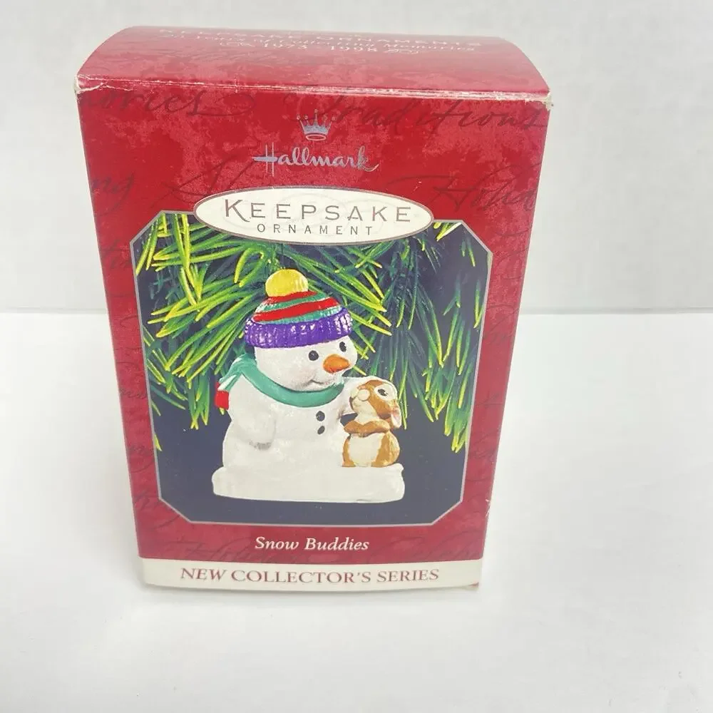 Hallmark Ornament Snow Buddies Vintage 1998 First in Collector's Series With Box